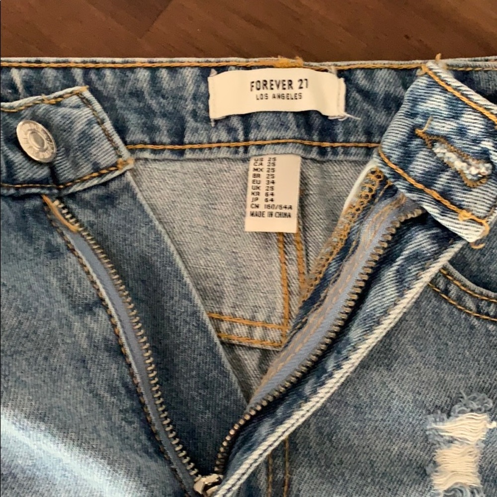 Forever 21 jean skirt Sz Small 25 - Picture 2 of 5